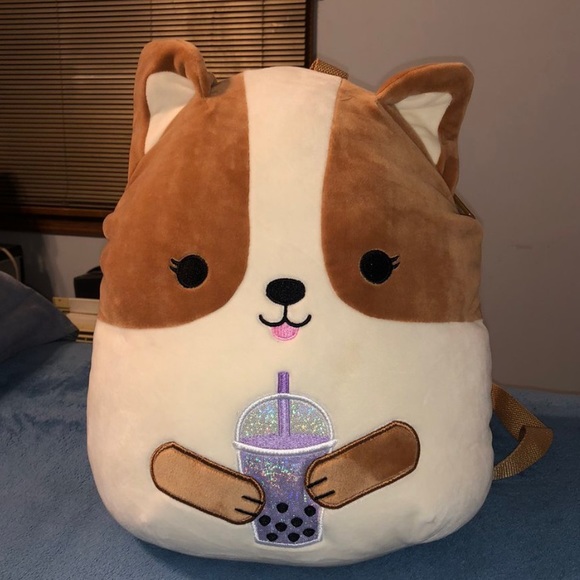 Squishmallows Other - Squishmallow Regina with boba backpack